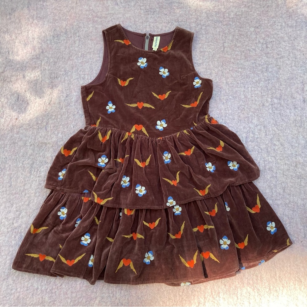 Samantha Pleet Velvet Tulip Dress